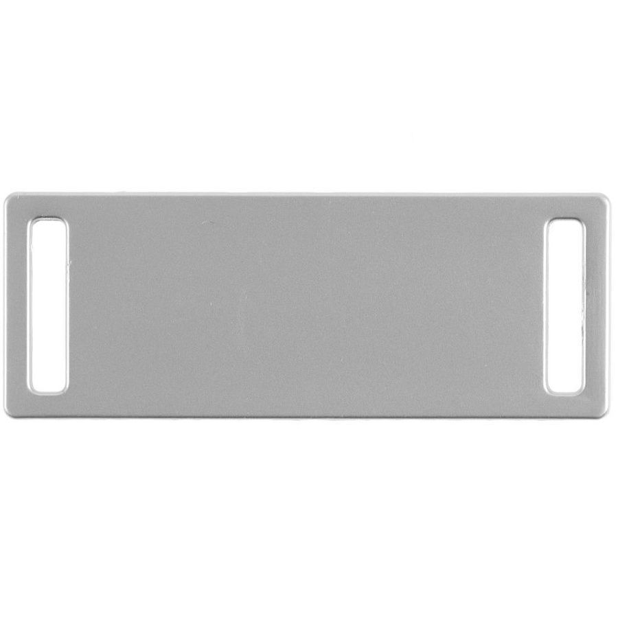 Шильдик металлический Kova, серебристый