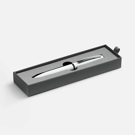 Ручка шариковая Bolt Soft Touch в футляре, белая