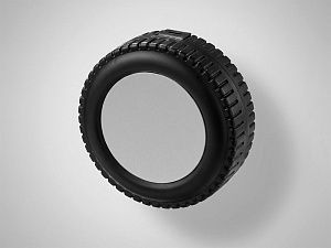 Набор из 25 инструментов «Tire», цвет: черный, серебристый