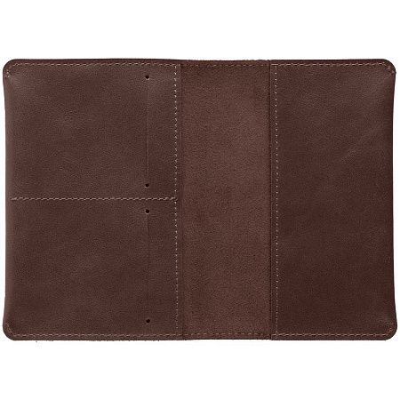 Обложка для паспорта Apache, ver.2, темно-коричневая