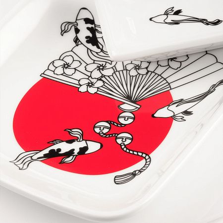 Набор для сервировки суши Tokyo (10 предметов), черный