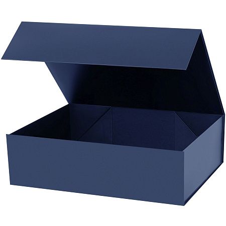 Подарочная коробка-трансформер большая, синяя