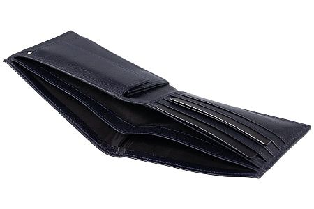 Кошелек с картхолдером для кредитных карт Leather Dream из нат. кожи, синий