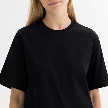 Футболка унисекс RUST, 240 гр., черная, размер XS