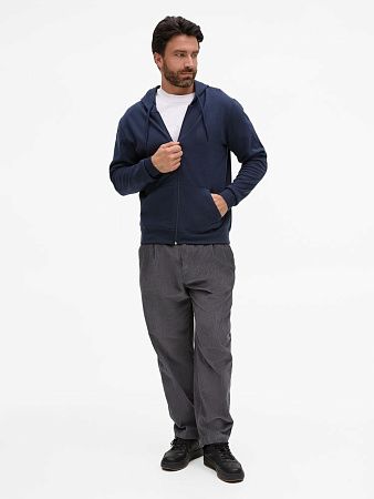 Толстовка унисекс Stone, темно-синяя, размер 3XL