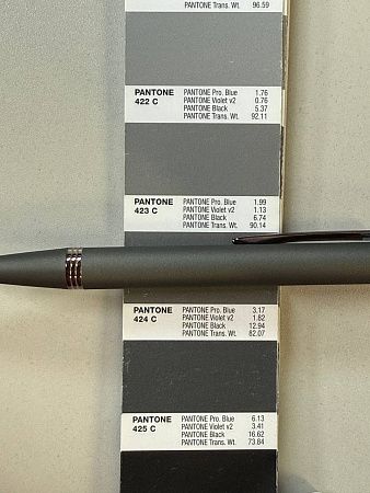 Ручка шариковая Moonlight Soft touch Mirror Silver  Requis алюминиевая, темно-серая