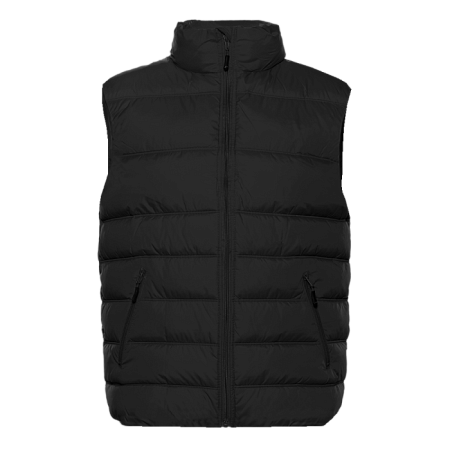 Жилет мужской STAN утепленный таффета 210T,65, 82, Чёрный,  (20)  (46/S)