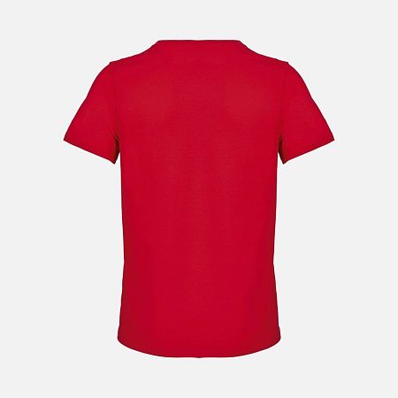 Футболка унисекс Regent с V-образным вырезом, красная, размер XS