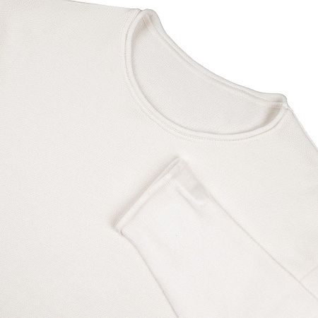 Лонгслив унисекс Siluetti Fuori, молочно-белый, размер S/M