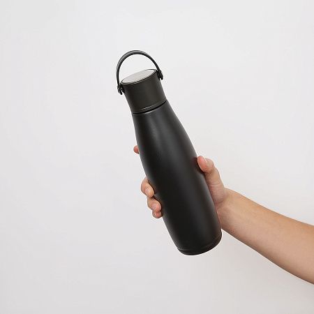 Термобутылка вакуумная герметичная Боска (Bosca), серая