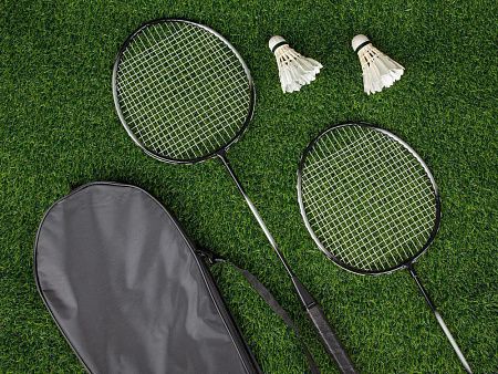 Набор для игры в бадминтон Gloucester, черно-серый