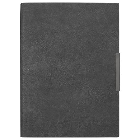 Ежедневник Flexy Foggia Shamois B5, черный, недатированный, в гибкой обложке, в подарочной коробке