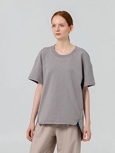 Футболка унисекс Kosmos 1.0, синяя под нанесение