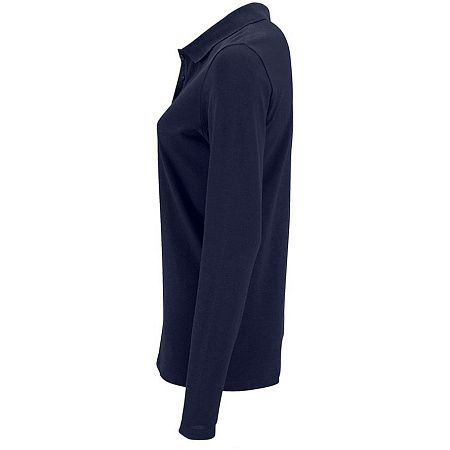 Рубашка поло женская с длинным рукавом Perfect LSL Women, темно-синяя, размер S