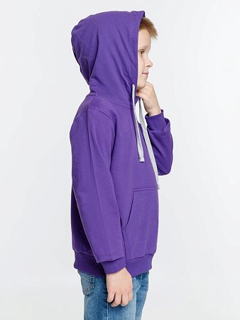 Толстовка с капюшоном детская Kirenga Kids, фиолетовая, размер 14 лет (154-164 см)