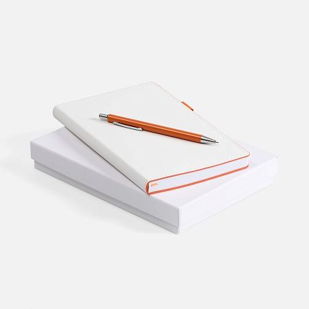 Набор White Shall, бело-оранжевый