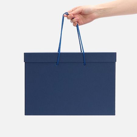 Коробка Handgrip, горизонтальная, темно-синяя