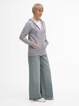 Толстовка унисекс Stone, серый меланж, размер XS