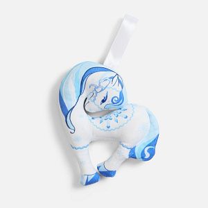 Мягкая игрушка — подвеска «Снежка»