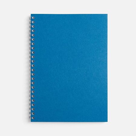 Блокнот Salvador в клетку, синий ver.2