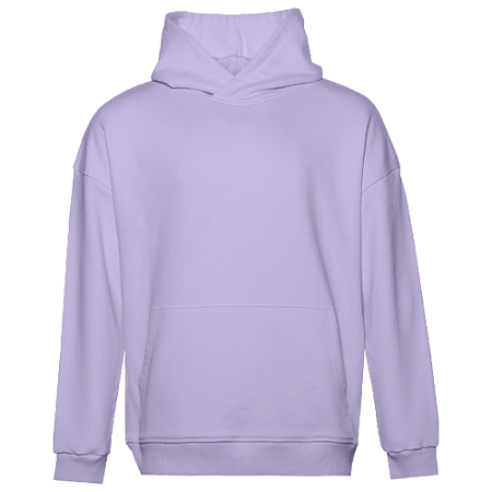 Худи унисекс STAN оверсайз футер без начёса 350, 66, Цифровая лаванда,  (45)  (46/S)