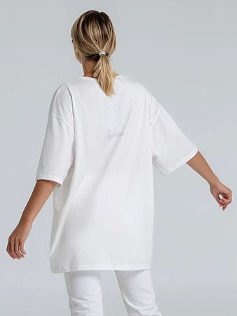 Футболка оверсайз «Чистая соль», молочно-белая, размер 48-50