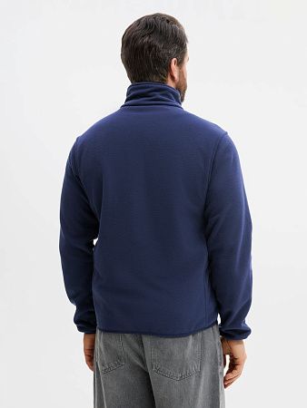 Куртка флисовая унисекс Ben Mac, темно-синяя, размер XXL