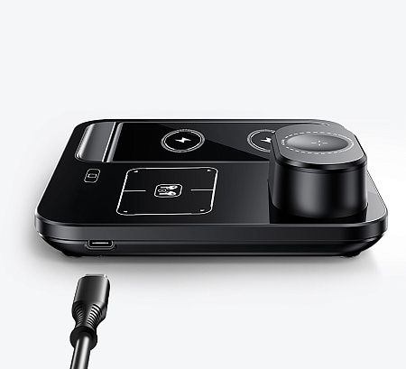 Беспроводная (15W) зарядная станция "Lift" с сенсорным подъёмным механизмом