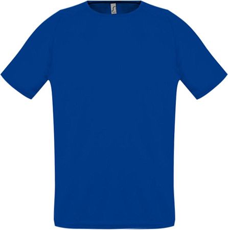 Футболка унисекс Sporty 140, ярко-синяя, размер S