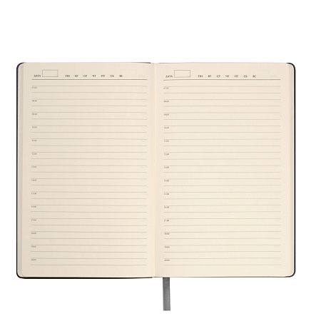 Ежедневник Star недатированный, серый (с упаковкой, со стикерами)