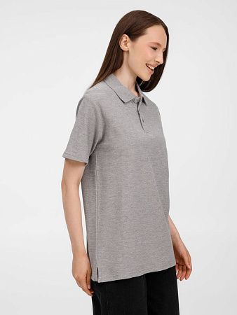 Рубашка поло унисекс Tervise, серый меланж, размер S