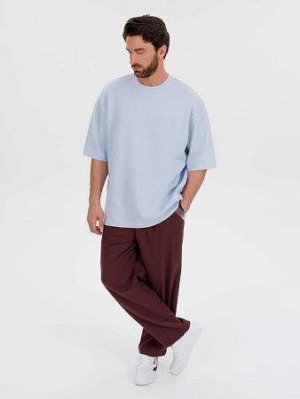 Джемпер с коротким рукавом Siluetti Volumica, светло-голубой, размер XS/S