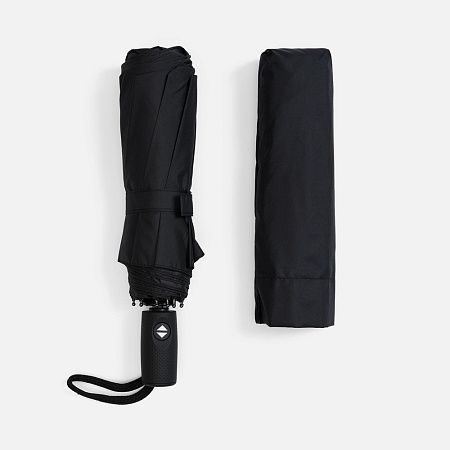 Складной зонт Dome Double с двойным куполом, черный