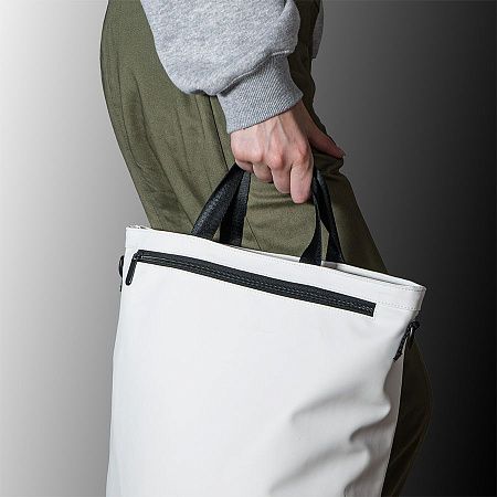 Рюкзак "Shop", белый, 42 х 39 х 13 см, 100% полиуретан