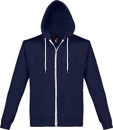 Толстовка на молнии Silver 280 темно-синяя с красным, размер XS