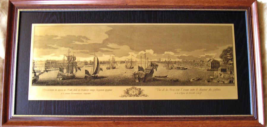 Гравюра "Панорама СПб (Е)"1