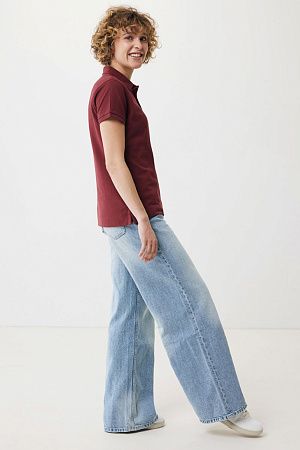 Женская рубашка поло Iqoniq Yosemite из переработанного хлопка-пике, унисекс, 220 г/м²