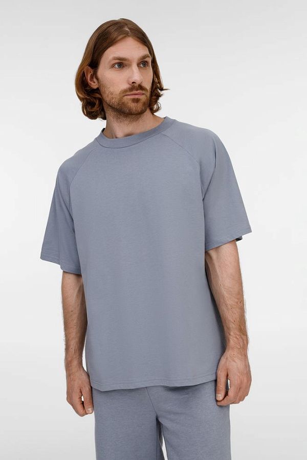 Футболка унисекс оверсайз T2, черная под нанесение