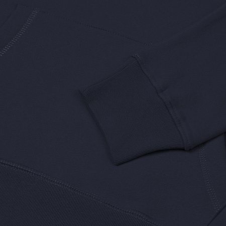 Толстовка с капюшоном унисекс Hoodie, темно-синяя, размер XS