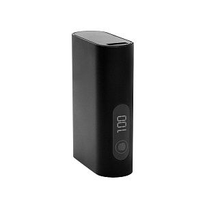 Внешний аккумулятор в металлическом корпусе Wōdan, сенсорный, 10000mAh, черный