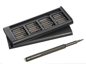 Набор отверток 24-в-1 «Everybit lite», цвет: серый