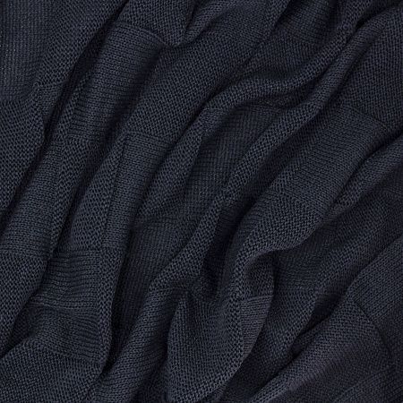 Плед Селла (Cella) вязаный, синий (без подарочной коробки)