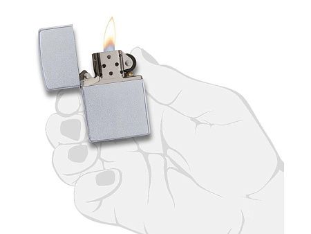 Зажигалка ZIPPO Classic с покрытием Satin Chrome™