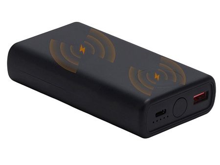 Внешний беспроводной аккумулятор 2-в-1 с функцией зарядки Apple Watch, QC/PD «AtomIQ», 10000 мАч