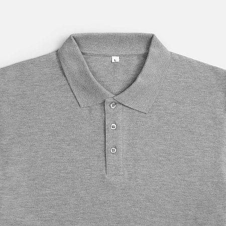 Рубашка поло унисекс Upswing, серый меланж, размер XXL