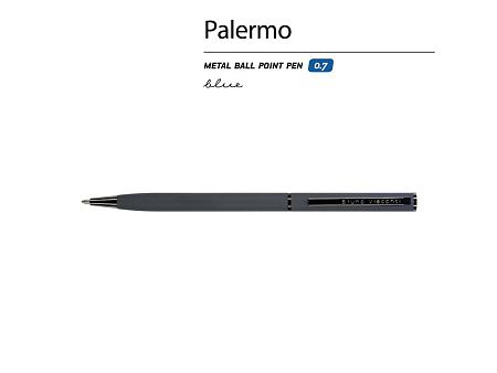 Ручка металлическая шариковая «Palermo», софт-тач