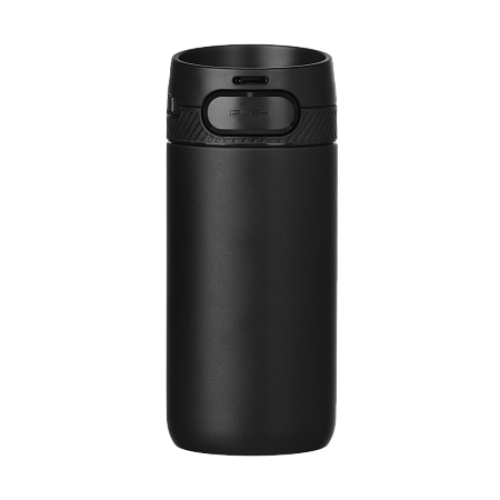 Термокружка вакуумная Toledo, черная глянцевая