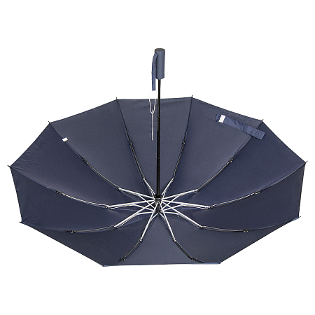 Зонт складной автоматический обратного сложения, Forest Lotus Reverse, диаметр 103 см, радиус 23 дюйма, 10 панелей, без подарочной коробки, темно-синий