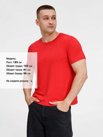 Футболка унисекс Senti, красная, размер M