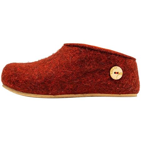 Домашние валенки Cant, красно-коричневые (терракот), размер 41